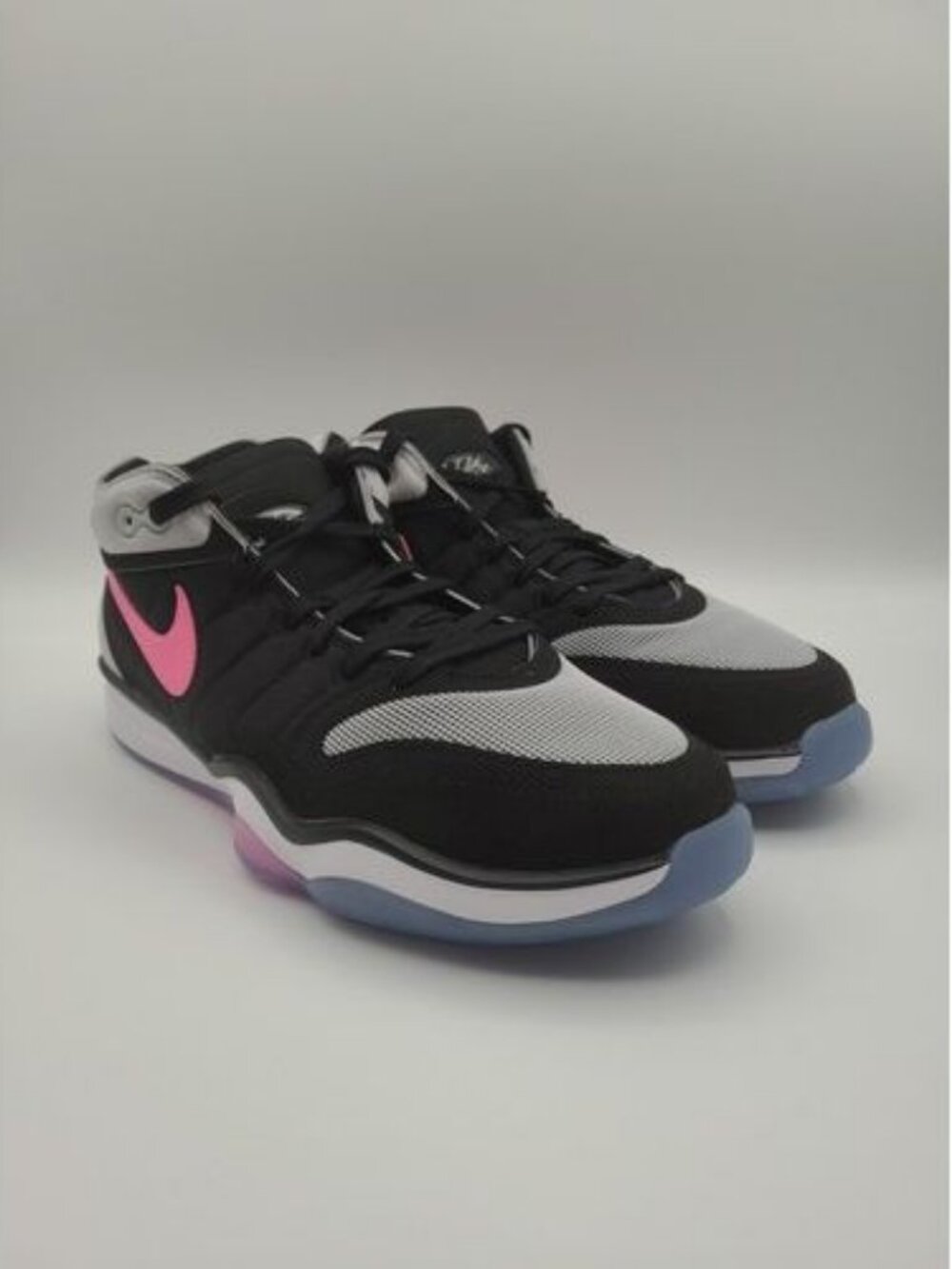 Nike Air Zoom GT Hustle 2 Men's Size 11 Black Pink Basketball Shoes DJ9405-004
